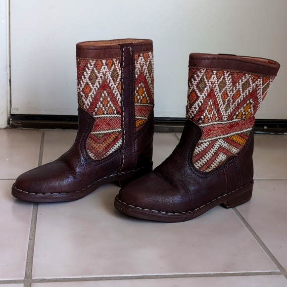 Vintage Shoes - Hand crafted Moroccan leather boots